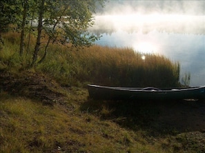 Silver lake at sunrise