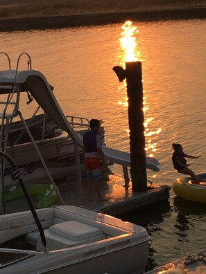 Slide at sunset