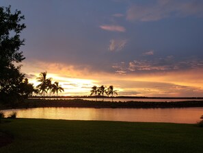 porch view sunset