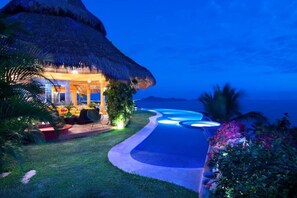 Infinity pool with ocean view