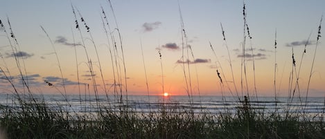 Sunrise Saint Augustine Beach.  Welcome.