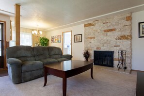 This is a comfy sofa to watch tv from!