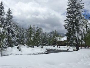 View from deck in the winter