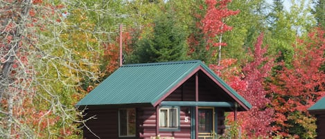 Cabin 5 sleeps 3. Pleasant River Wilderness Lodge. Sebec, ME
