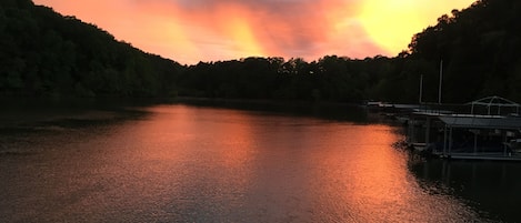 Amazing sunsets from top level of dock!