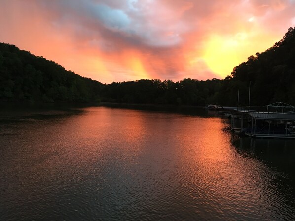 Amazing sunsets from top level of dock!