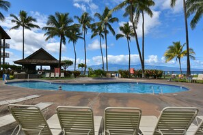 One of two pools at the Papakea