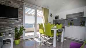 Kitchen with dining room