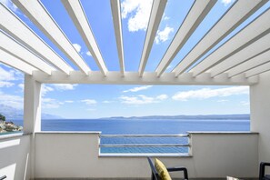 Sea view from balcony