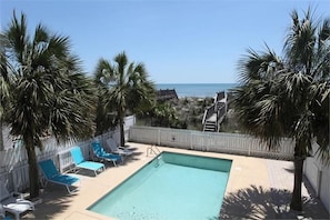 Private oceanfront pool