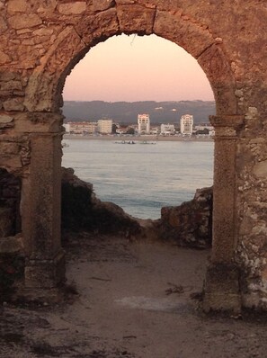 Great views from th cliffs that over look both the bay and Atlantic ocean