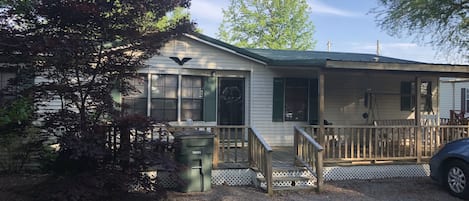 Front with covered porch