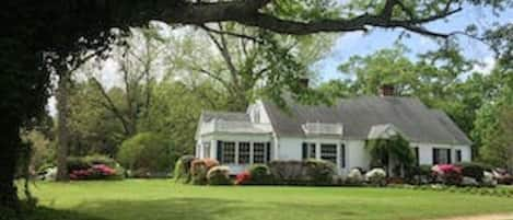 The main house as seen from the road.