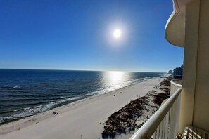 View from private balcony