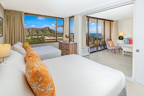 Relax in your bedroom with 1 queen and 1 full size beds while enjoying the spectacular views from your window!