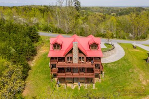 Pigeon Forge Cabin "A Cabin of Dreams" - Arial View