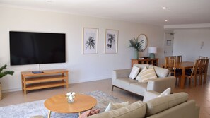 Living and dining area.