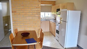 Kitchen and dining area.