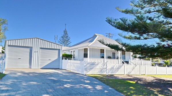 External view of the property.