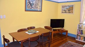 Living and dining area.