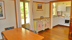 Kitchen and dining.
