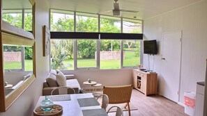 Living and dining area.