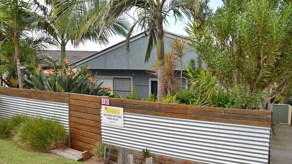 External view of the property.
