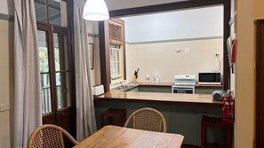 Kitchen and dining.