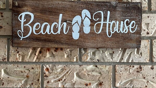 Property sign.