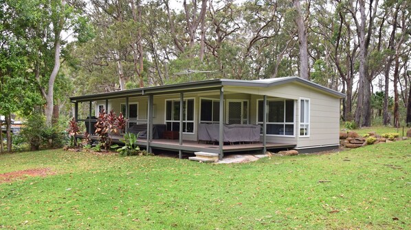 External view of the property.