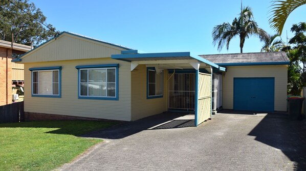 External view of the property.