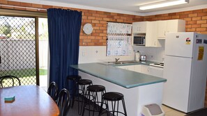 Kitchen and dining.