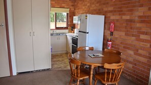 Kitchen and dining.
