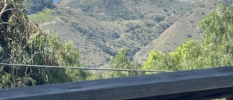 View of Point Dume from main room front of deck.