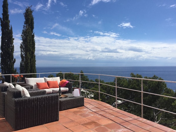 Terrasse vue panoramique mer