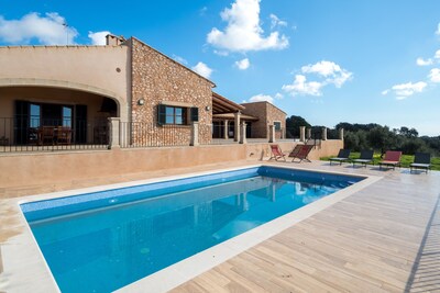 ISOLATED FINCA WITH POOL & AMAZING VIEWS, SES ROTES SA TALAIA NEAR SANTANYI