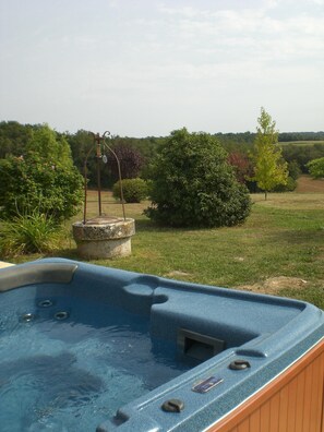 Hot Tub with stunning views