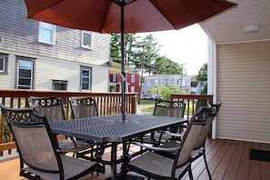 Large deck for relaxing and dining