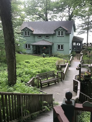 View of guest house from Gazebo