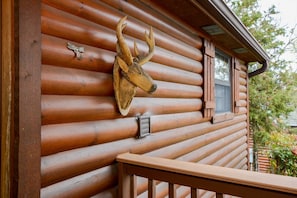 This is the real deal - a solid log cabin in the heart of the ozarks!