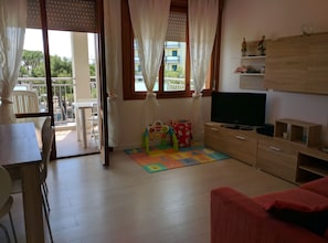 Blick von der Unterkunft