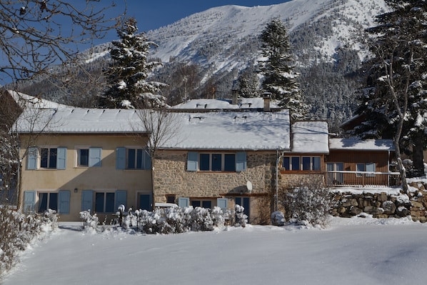 The gîte in the winter