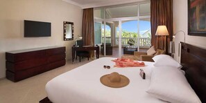 Presidential master bedroom with king bed