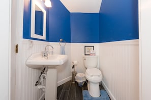 Newly renovated quest bathroom