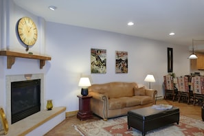 Push button fireplace