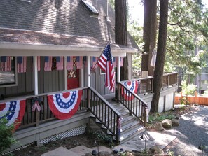 Fourth of July décor, hard to forget.