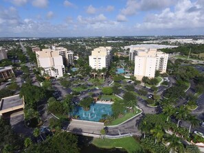 Arial view of Palm Aire