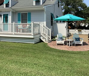 Side patio sitting area