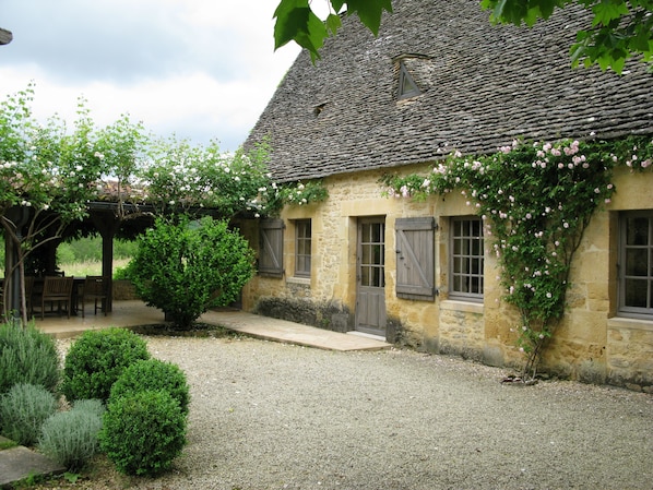 Our guests occupy this rose covered farmhouse.