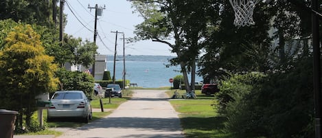 Niantic Bay from end of driveway.